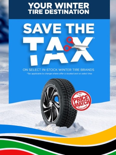 Save The Tax On In-Stock Winter Tires