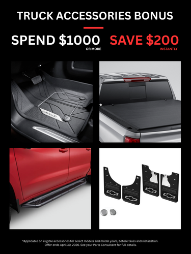 Spend $1000* on Truck Accessories & Save $200